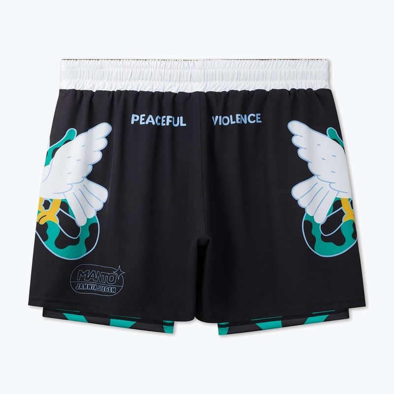 Pantaloncini da allenamento uomo MANTO Dove nero 2