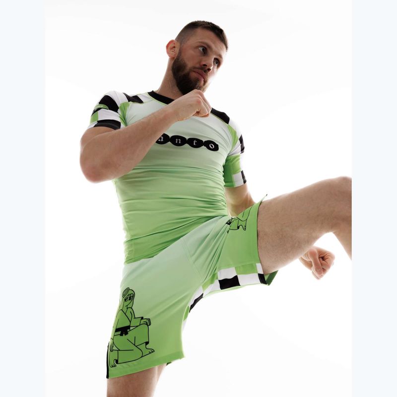 Pantaloncini da allenamento uomo MANTO Two Sides verde 9