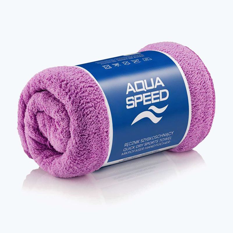 AQUA-SPEED Dry Coral asciugamano ad asciugatura rapida viola 2