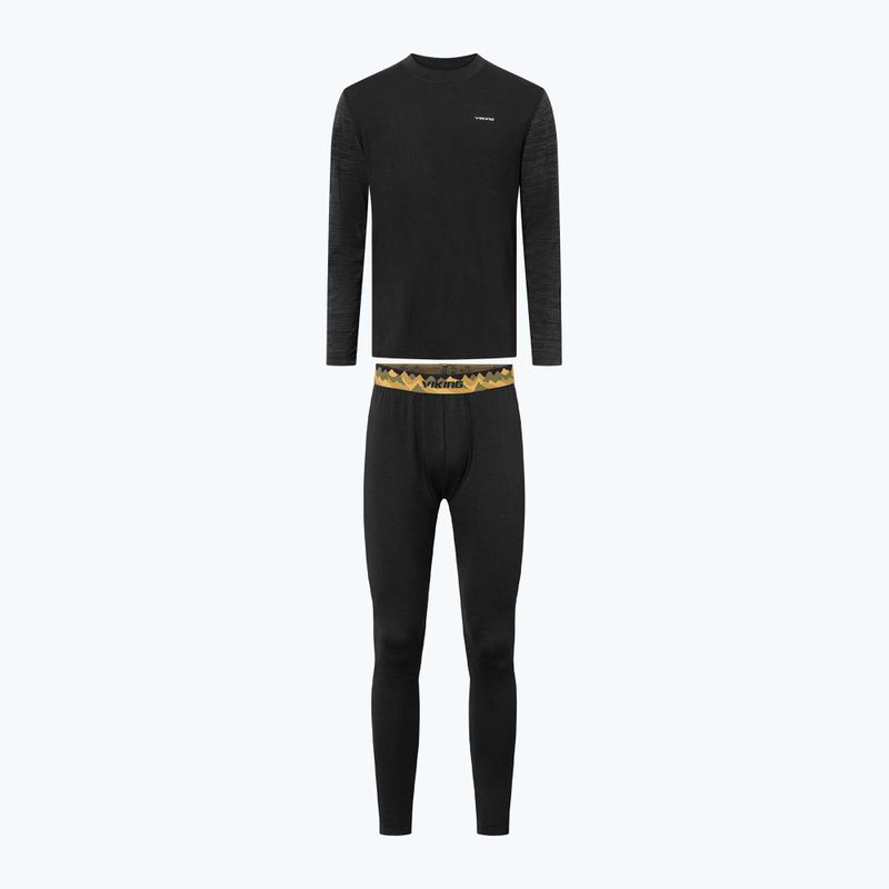 Completo intimo termico da uomo Viking Novena black 7