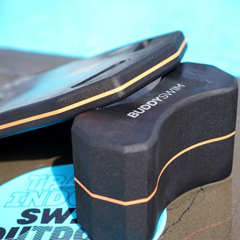 Tavola da surf BuddySwim Kickboard black/orange 3