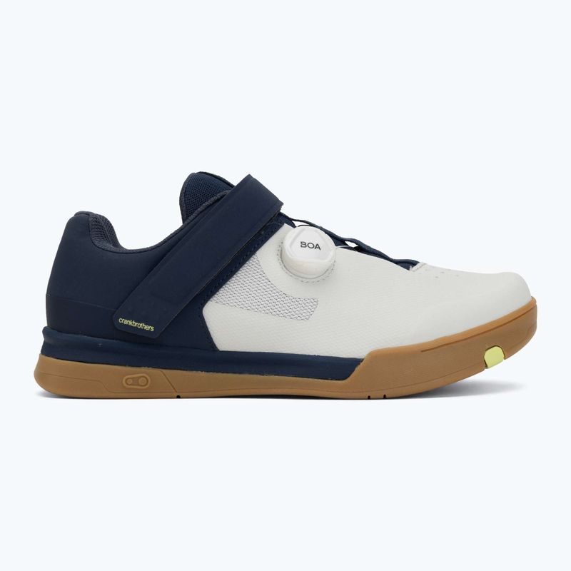 Scarpe da ciclismo MTB Crankbrothers Mallet BOA navy grey/gum outsole 2