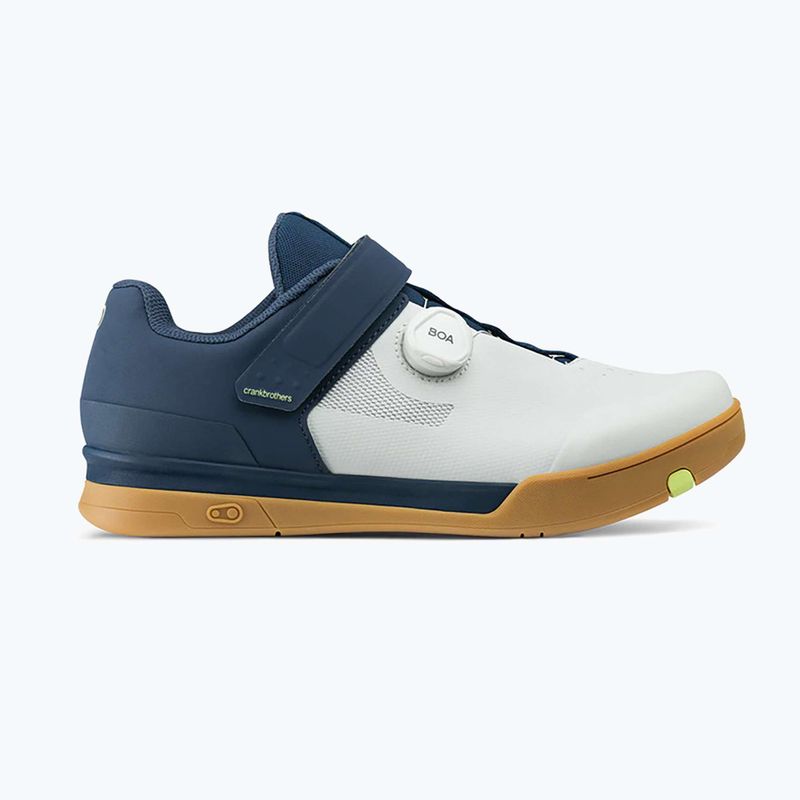 Scarpe da ciclismo MTB Crankbrothers Mallet BOA navy grey/gum outsole 8