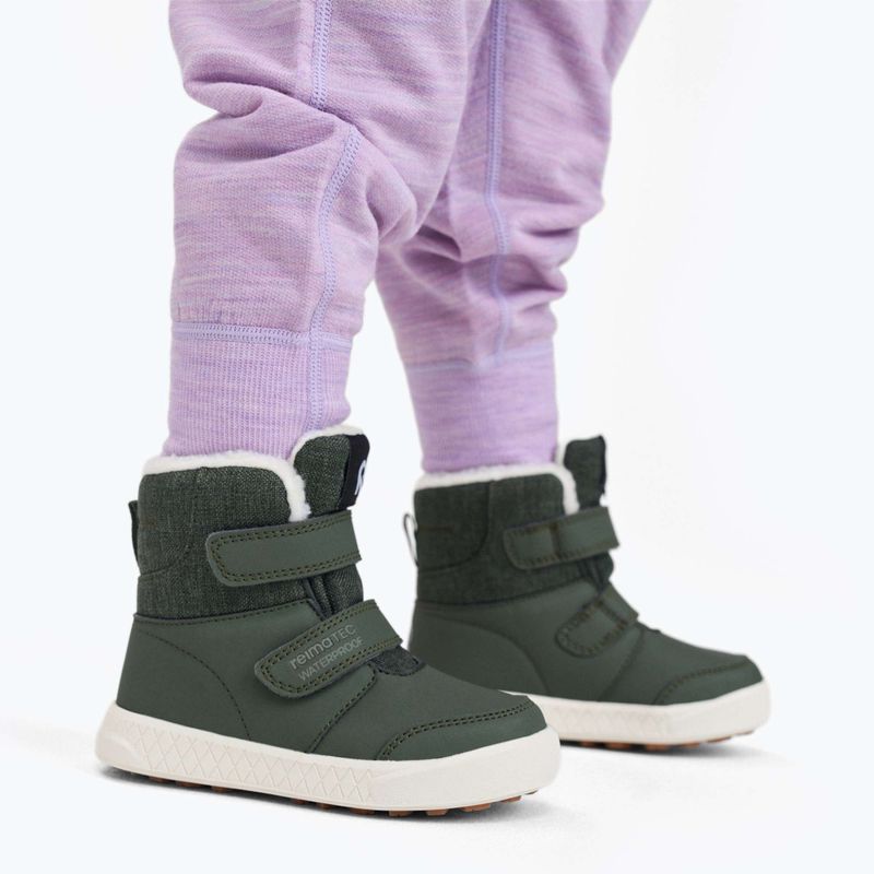 Stivali da neve per bambini Reima Pyrytys thyme green 9