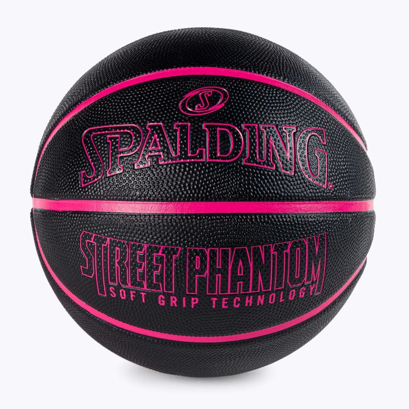 Spalding Phantom basket nero/rosa taglia 6 2