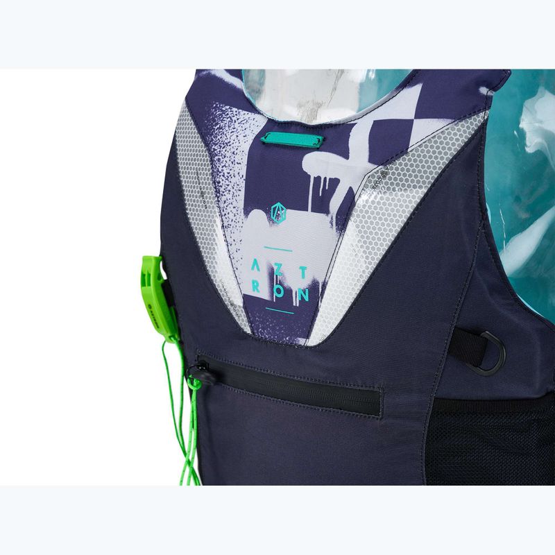 Gilet da uomo Aztron N-SV 3.0 Nylon puzzle grigio/menta 3