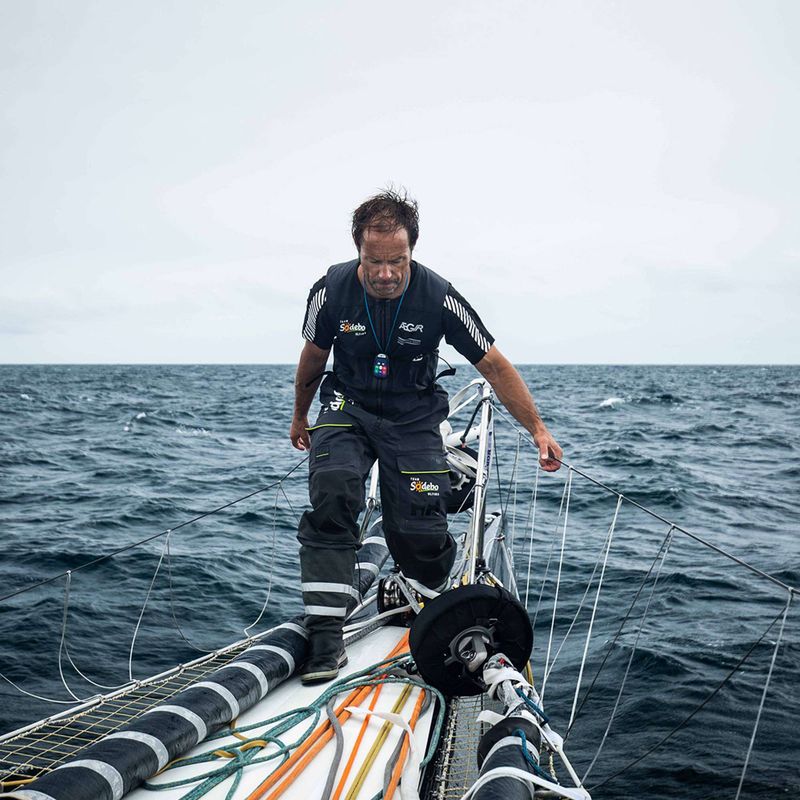Helly Hansen tuta da vela da uomo Aegir Race Salopette ebano 4