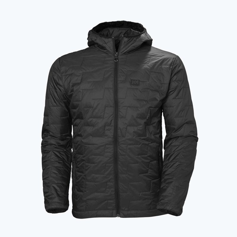 Giacca ibrida Helly Hansen Lifaloft Insulator da uomo con cappuccio nero opaco 5