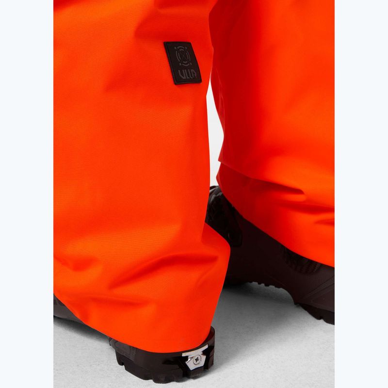 Pantaloni da sci Helly Hansen Sogn Cargo da uomo, arancione neon 4