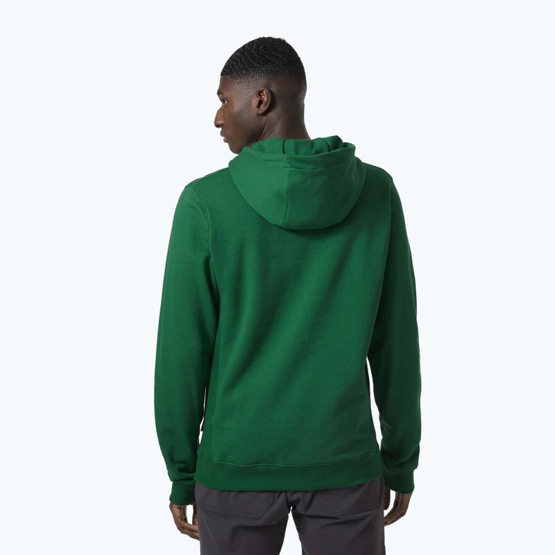 Felpa con cappuccio Helly Hansen F2F Uomo in cotone organico malachite 2