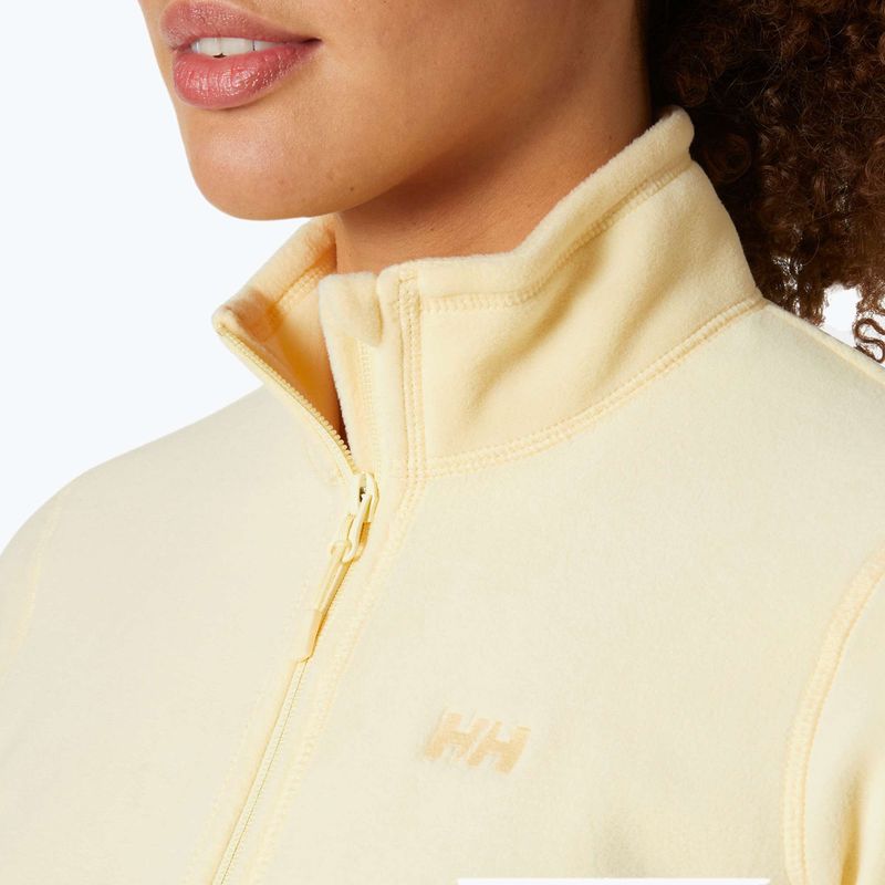 Felpa Helly Hansen Daybreaker donna giallo crema 3