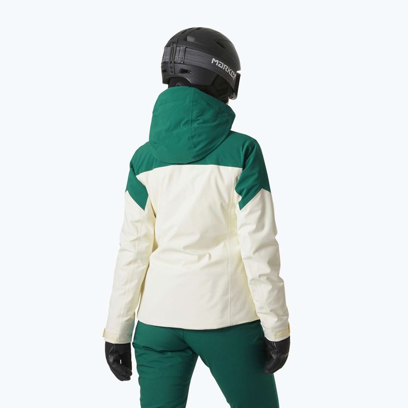 Giacca da sci donna Helly Hansen Alphelia smeraldo neve 2