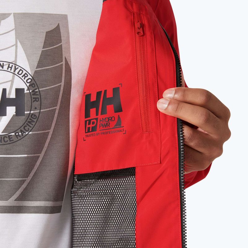 Giacca da vela da uomo Helly Hansen Hp Racing con cappuccio 2.0 alert rosso 5