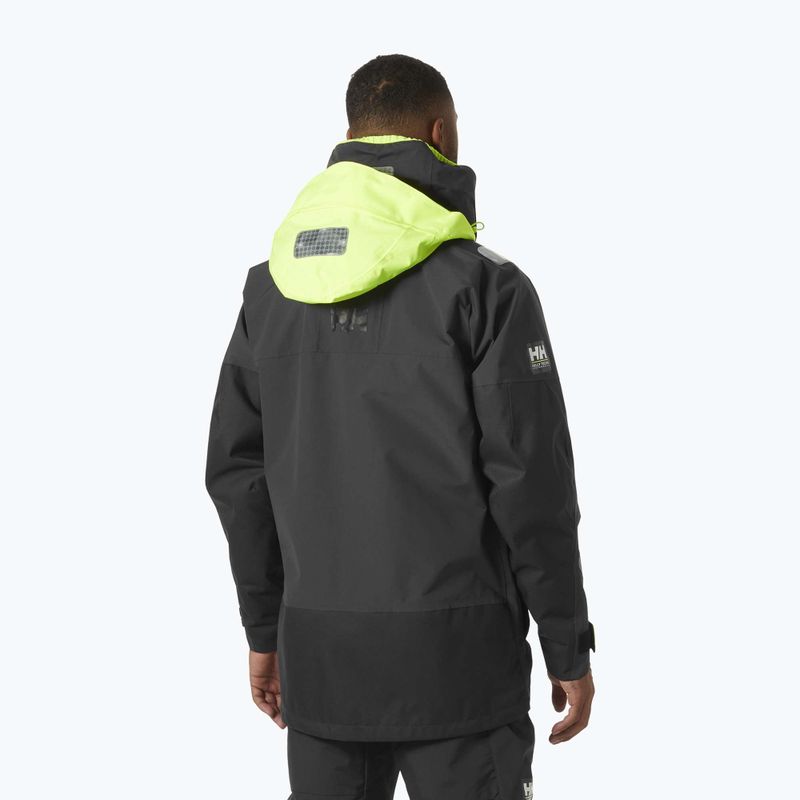Helly Hansen Skagen Offshore, giacca da pioggia da uomo, ebano 2