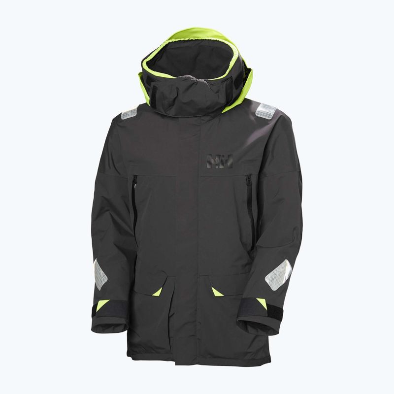 Helly Hansen Skagen Offshore, giacca da pioggia da uomo, ebano 11