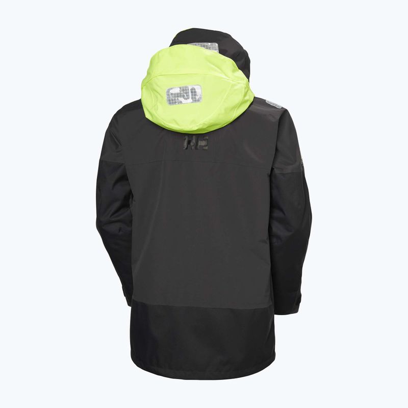 Helly Hansen Skagen Offshore, giacca da pioggia da uomo, ebano 12