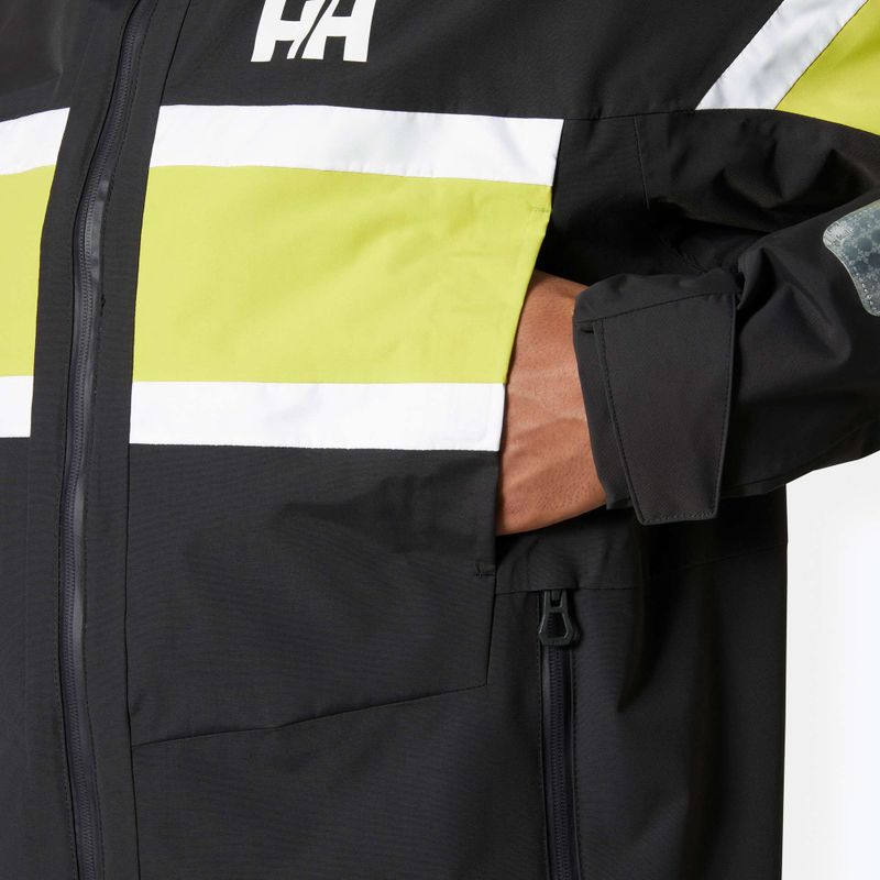 Giacca da vela da uomo Helly Hansen Salt Original ebano 5