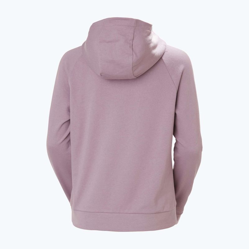 Felpa con cappuccio Helly Hansen Core Graphic da donna, viola argilla 5