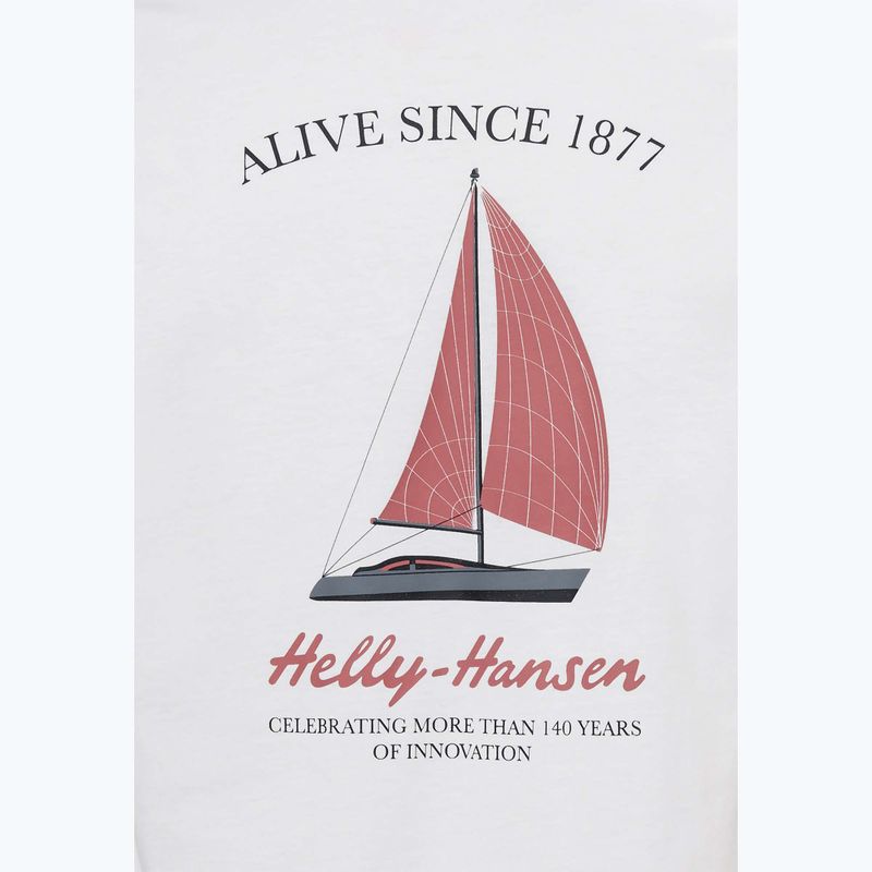 Maglietta Helly Hansen Shoreline 3.0 da uomo, bianco 4