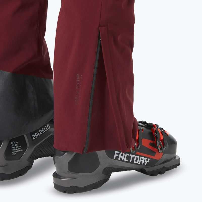 Pantaloni da sci da uomo Helly Hansen Alpha Lifaloft mars red 5