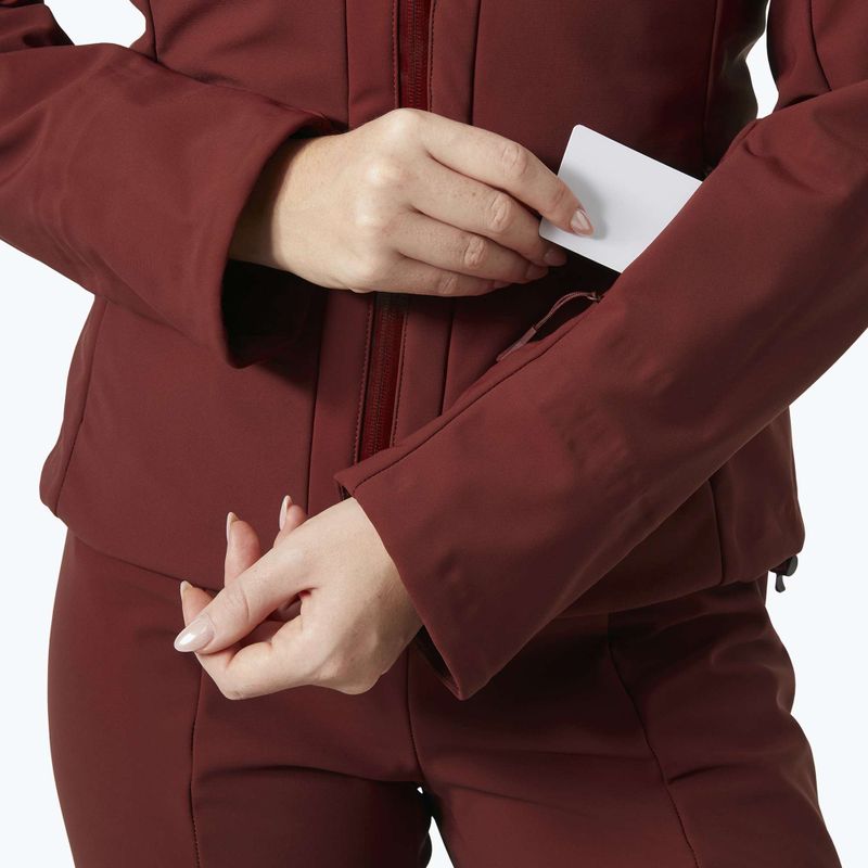 Giacca da sci da donna Helly Hansen Avanti 3-In-1 Softshell Jacket mars red 4