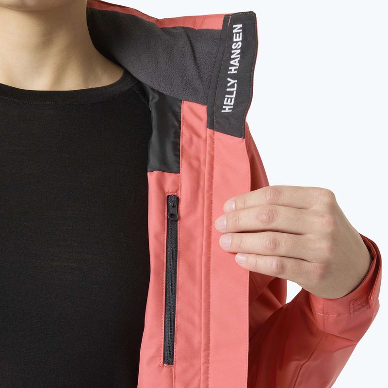 Giacca da vela da donna Helly Hansen Crew Hooded 2.0 sunset pink 5