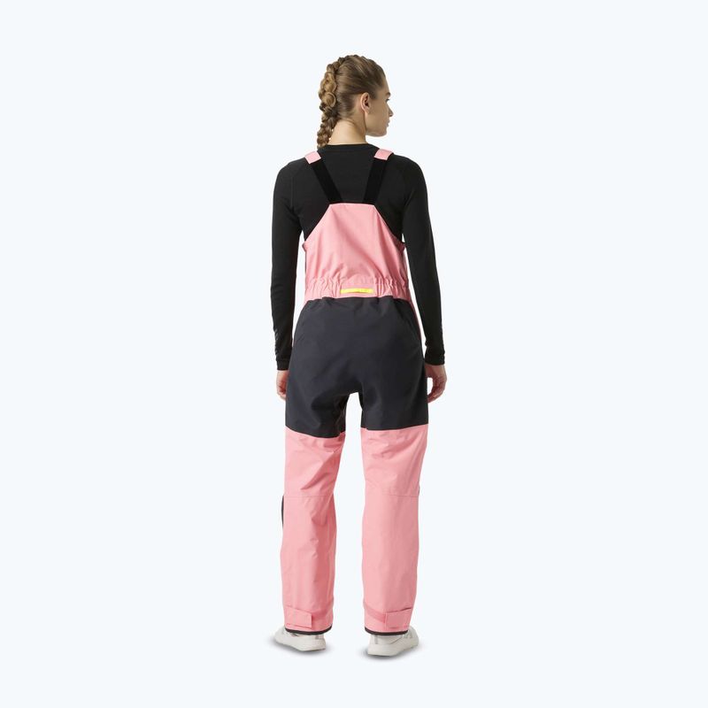 Pantaloni da vela da donna Helly Hansen Pier 4.0 Bib coral almond 2
