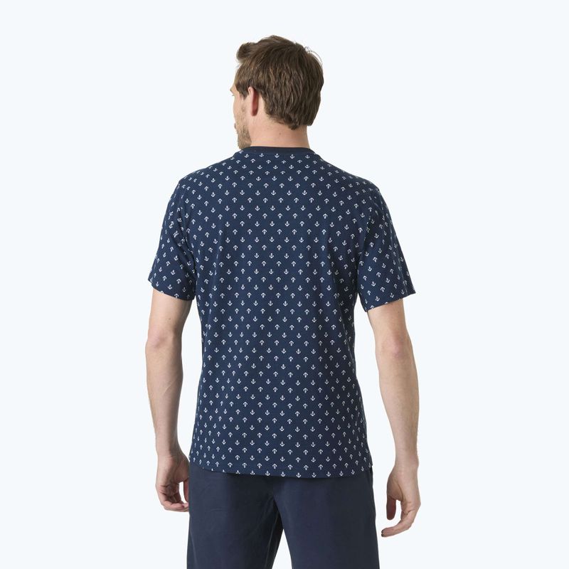 Maglietta da uomo Helly Hansen Hudson navy aop 2