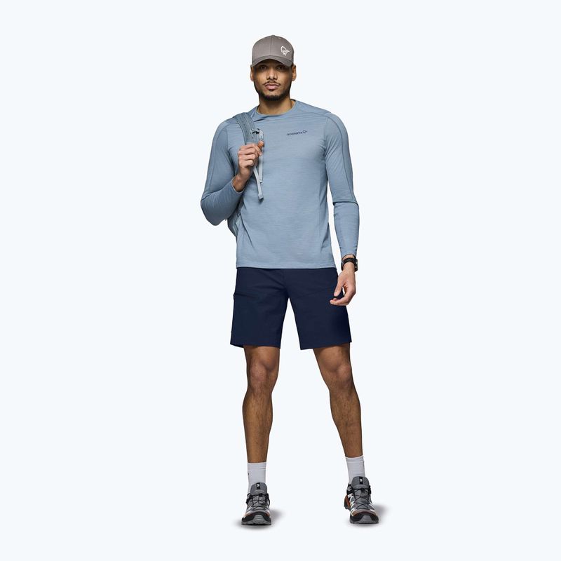 Pantaloncini da trekking da uomo NORRONA Falketind Flex 1 Light indigo night 2