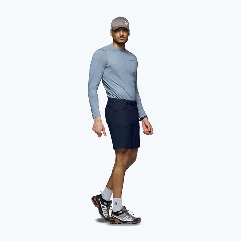 Pantaloncini da trekking da uomo NORRONA Falketind Flex 1 Light indigo night 4