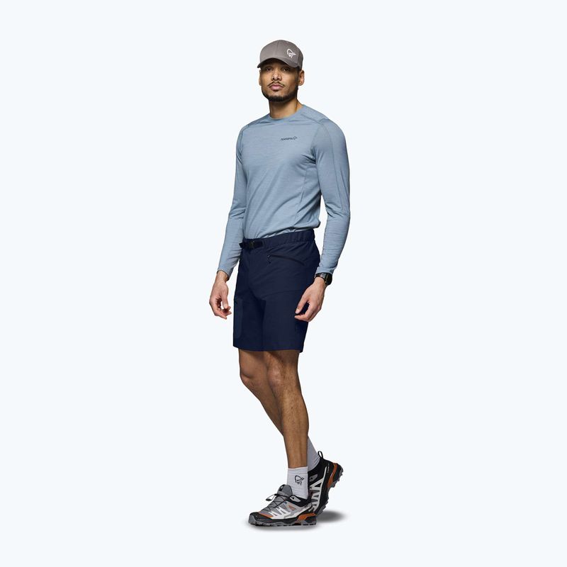 Pantaloncini da trekking da uomo NORRONA Falketind Flex 1 Light indigo night 5