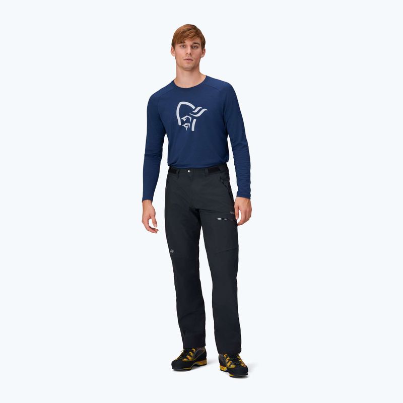 Pantaloni da trekking da uomo NORRONA Falketind Gore-Tex caviar black 2