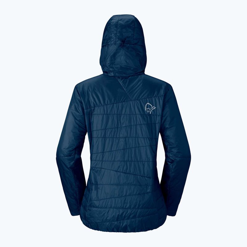 Giacca imbottita da donna NORRONA Faketind Thermo40 Zip Hoodie indigo night 5