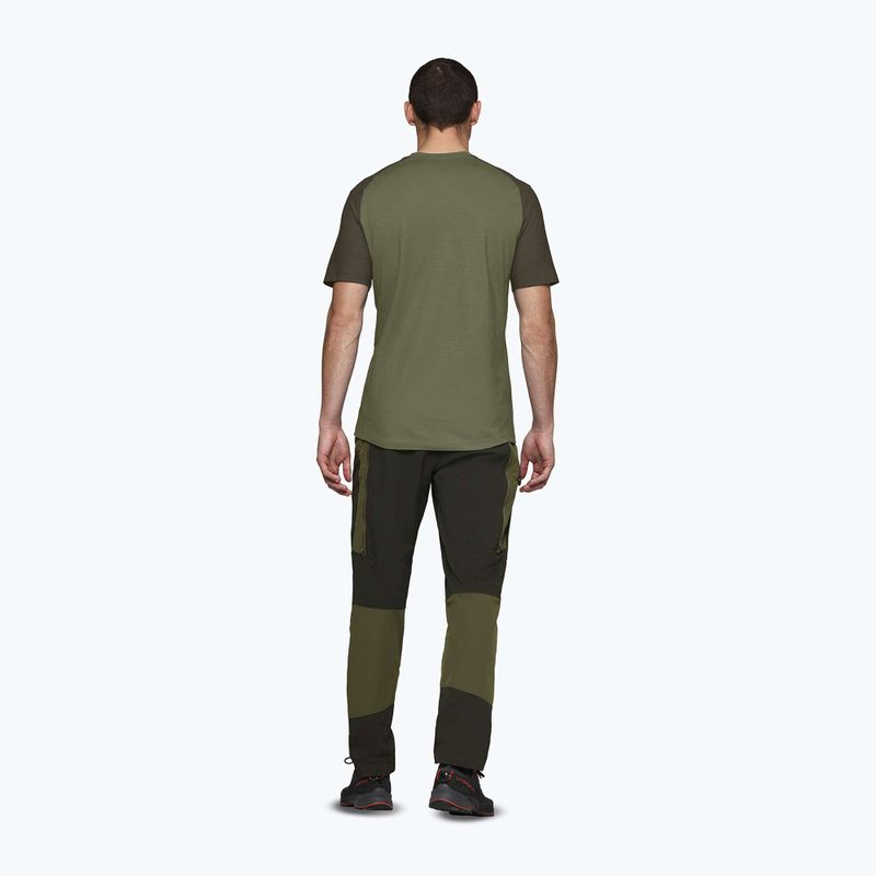 Maglietta da trekking da uomo NORRONA Femund PureUll loden green 3