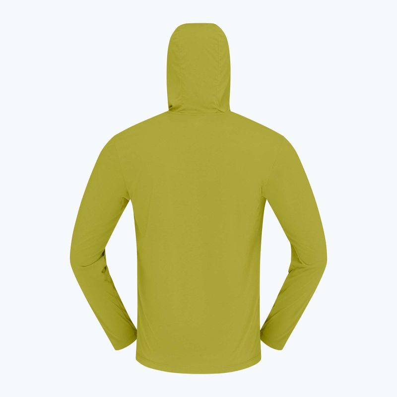 Felpa trekking da uomo NORRONA Femund Tech Hood golden lime 7