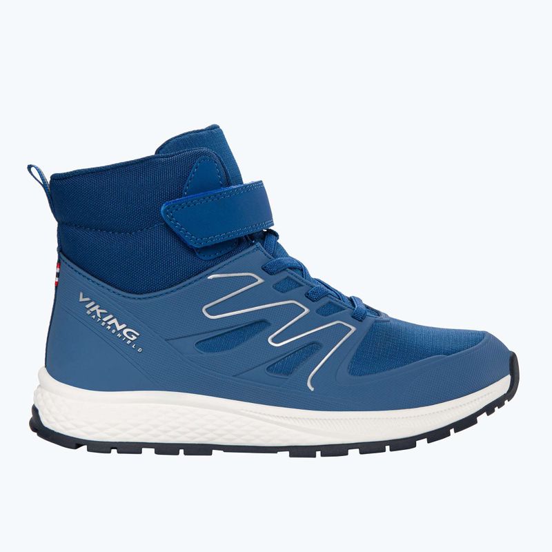 Stivali da neve per bambini Viking Footwear Equip Defence Warm WP 1V blu/marino 9