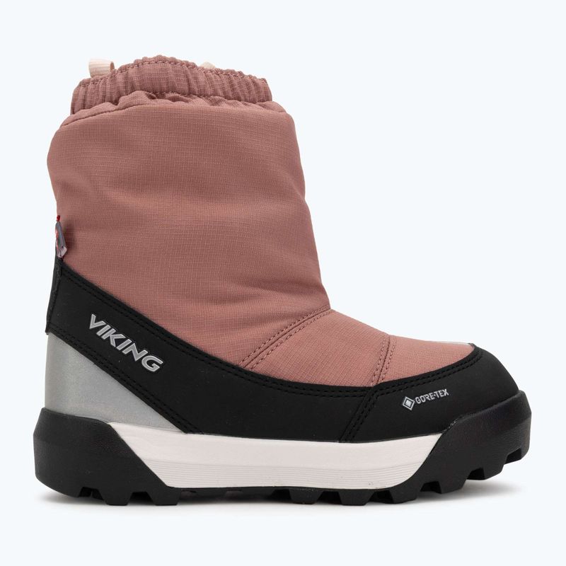 Scarponcini da bambino Viking Footwear Expower Warm GTX Pull On rosa 2
