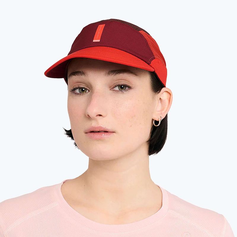 Cappello da baseball Ciele Athletics FSTCap SC Comp IconicVC rosso cremisi/glade 6