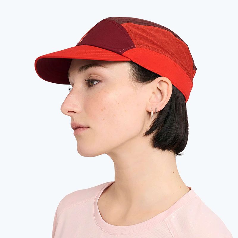 Cappello da baseball Ciele Athletics FSTCap SC Comp IconicVC rosso cremisi/glade 7