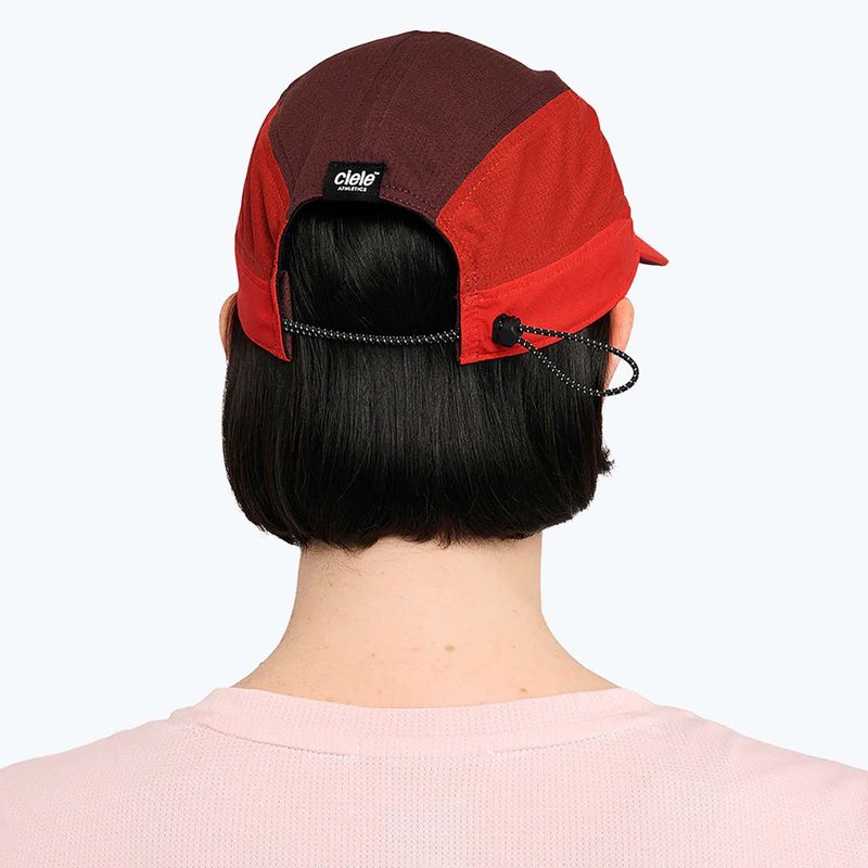 Cappello da baseball Ciele Athletics FSTCap SC Comp IconicVC rosso cremisi/glade 8