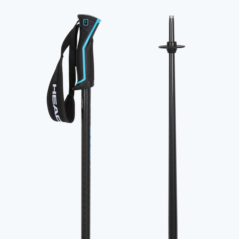 Bastoni da sci HEAD Frontside carbon black/speed blue 3