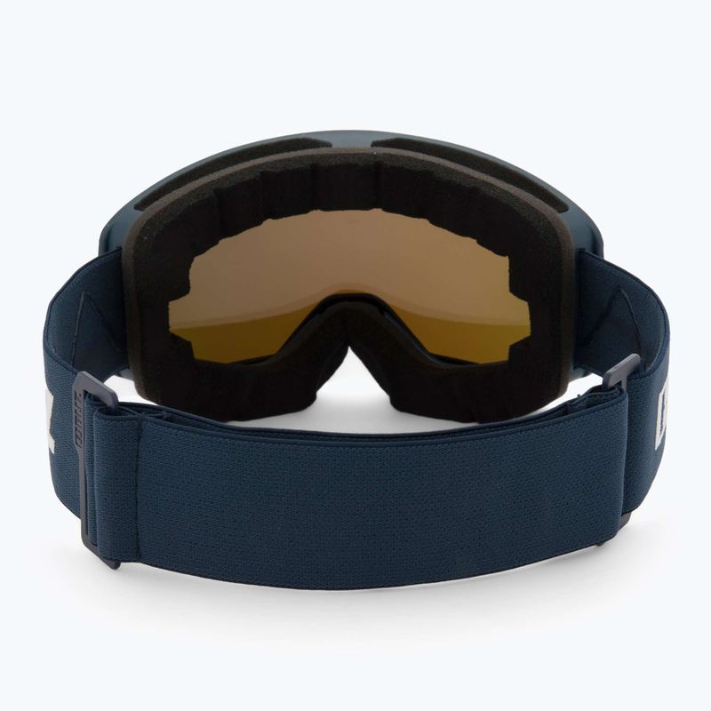 Occhiali da sci Bliz Spark blu scuro/marrone/blu 3
