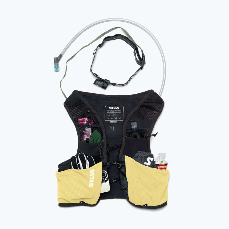 Gilet da corsa Silva Strive 5 l yellow 7