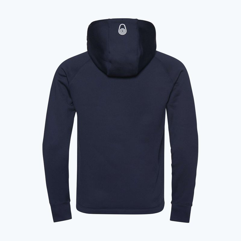Felpa nautica da uomo Sail Racing Spray Powerstretch Zip Hood dark navy 2