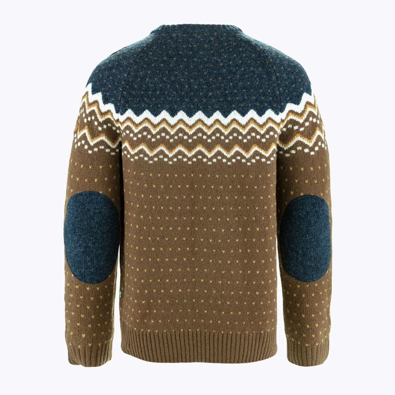 Maglione da donna Fjällräven Övik Knit Sweater dark oak/navy 2