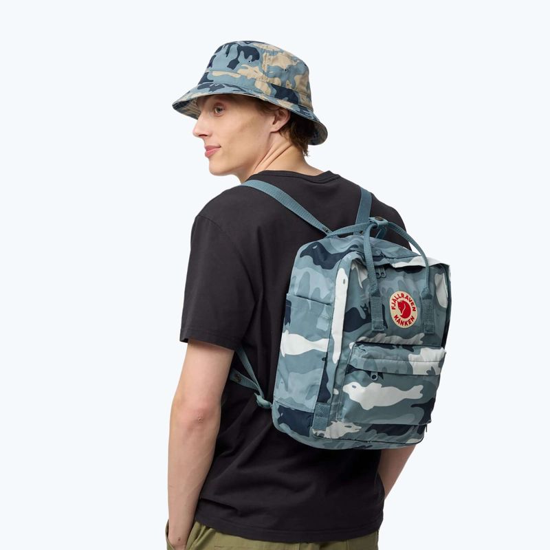 Zaino urbano Fjällräven Kanken Graphics 16 l nimbus blue/hidden animals 6