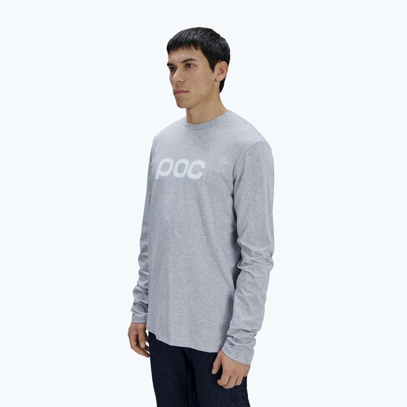 Maglia a maniche lunghe POC Tee grey/melange 3