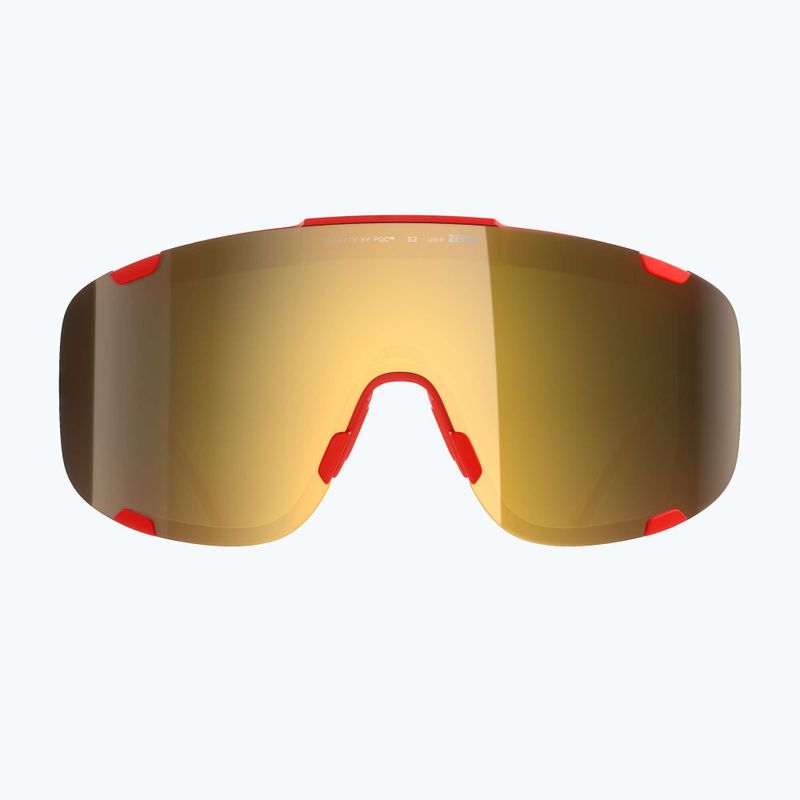 Occhiali da sole POC Devour prismane red/clarity road/partly sunny gold 2