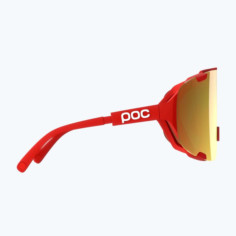 Occhiali da sole POC Devour prismane red/clarity road/partly sunny gold 4