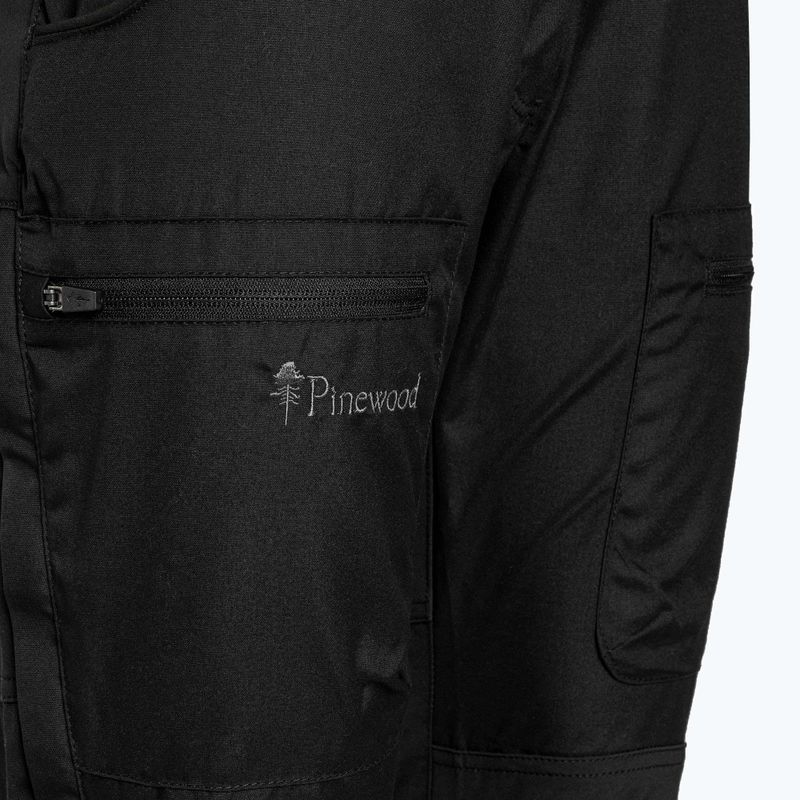 Pantaloni da trekking da donna Pinewood Caribou TC nero/nero 3
